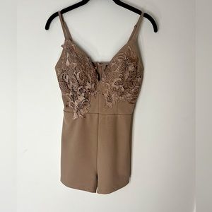 Windsor lace romper